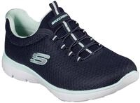 Skechers SUMMITS Slip-On Sneaker Freizeitschuh, Komfortschuh mit sto&szlig;d&auml;mpfender