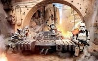 Komar Vliestapete Digitaldruck Vlies - Star Wars Tanktrooper - Gr&ouml;&szlig;e 400 x...