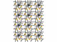Komar Vliestapete Mickey Mouse Foot Labyrinth, 200x280 cm (Breite x Höhe)