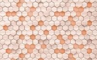 Komar Vliestapete Digitaldruck Vlies - Woodcomb braun - Gr&ouml;&szlig;e 400 x 250 cm, glatt,