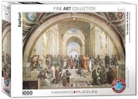 EUROGRAPHICS Puzzle Puzzle Athenische Schule 1000 Teile, Puzzleteile