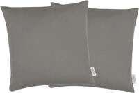 TOM TAILOR HOME Dekokissen Dove, unifarben, Kissenh&uuml;llen ohne F&uuml;llung, 2er Pack