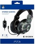 nacon PS4 Stereo-Headset V3 [Offizielle Playstation Lizenz] camo green...