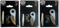 FELCO Gartenschere, Ersatzteilsatz Klinge 2/3 mit Feder + Stellschl&uuml;ssel