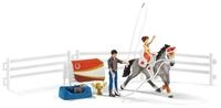 Schleich&reg; Spielfigur HC Mias Voltigier-Reitset