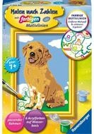 Ravensburger Malen nach Zahlen CreArt, Malen nach Zahlen Kinder - Kleiner Golden