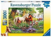 Ravensburger Puzzle 300 Teile Ravensburger Kinder Puzzle XXL Wildpferde am Fluss