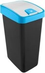 keeeper M&uuml;lleimer magne, Abfallbeh&auml;lter mit Flip-Deckel, 40 x 30 x 61,5 cm, 45 l,