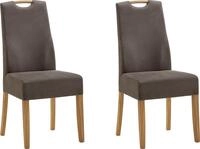 NIEHOFF SITZM&Ouml;BEL Esszimmerstuhl Top Chairs, Griff im R&uuml;cken, 2er-Set, F&uuml;&szlig;e und