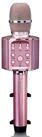Lenco Mikrofon BMC-090PK (1-tlg), Karaoke-Mikrofon,Bluetooth 5.0,8 Std Akku,Licht &