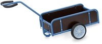 FETRA Transportwagen Handwagen mit Kasten 4109V -Vollgummir&auml;der &Oslash;400 mm