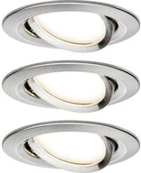 Paulmann LED Einbauleuchte EBL Set Nova Plus ZB Coin dim rd schw LED 3x6W 230V 51mm