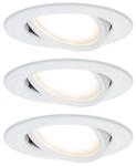 Paulmann LED Einbaustrahler Paulmann LED Einbauleuchte Nova Coin 3er Set wei&szlig;,...