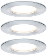 Paulmann LED Einbauleuchte LED Einbauleuchte Coin Basisset starr IP44 rund 78mm...