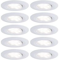 Paulmann LED Einbauleuchte HomeSpa LED Einbauleuchte Calla Basisset schwenkbar IP65