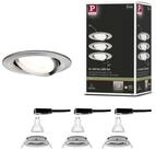 Paulmann LED Wandleuchte LED Einbauleuchte 3-Step-Dim Nova Basisset schwenkbar...