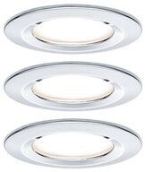 Paulmann LED Einbauleuchte LED Einbauleuchte Coin Basisset starr IP44 rund 78mm...