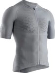 X-Bionic T-Shirt Fahrradshirt Bike Effektor 4.0 Full Zip kurzarm grau Herren
