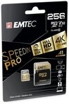 EMTEC UHS-I U3 V30 SpeedIN Pro Speicherkarte (256 GB, Class 10, 100,00 MB/s