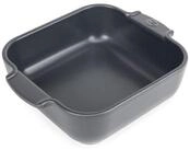 PEUGEOT Auflaufform APPOLIA Keramik 21cm Quadratisch Schiefergrau, Keramik,...