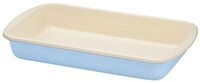 Riess Auflaufform Classic Pastell, Emaille, 36x21,5 cm / h: 5,8 cm