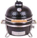 MONOLITH Keramikgrill Monolith ICON Black Keramikgrill Tischgrill inkl. Gestell