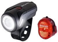 SIGMA Fahrradbeleuchtung Fahrradlampe Aura 35 Set 17360 Leuchtst&auml;rke 35 Lux StVZO