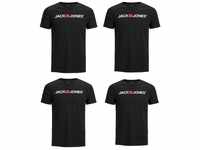 Jack & Jones T-Shirt PROLOG 4er Pack (4-tlg) aus 100% Baumwolle