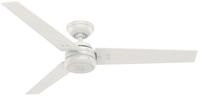 Hunter Deckenventilator Deckenventilator Protos Wei&szlig; 132 cm mit Wandschalter