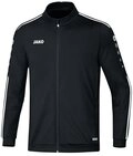 Jako Trainingsjacke Striker 2.0 (100% Shiny-Polyester-Tricot) schwarz/weiss Kinder