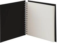 Fotoalbum Fotoalbum Whire-O 60 Seiten 230x230mm schwarz/offwhite