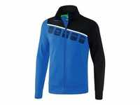 Erima Trainingsjacke Kinder 5-C Polyesterjacke blau|schwarz