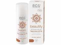 Eco Cosmetics Gesichtspflege CC Creme getönt LSF ECO dunkel, 50 ml