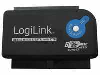 LogiLink USB 3.0 zu IDE & SATA Adapter USB-Adapter, USB S-ATA Festplatten...