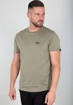 Alpha Industries Rundhalsshirt BASIC T SMALL LOGO Baumwolle, regular fit