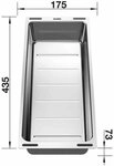 Blanco Einbausp&uuml;le Multifunktionsschale Edelstahl, 227689