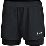 Jako Trainingsshorts Jako Damen 2-in-1 Short 6249 schwarz 34