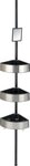 WENKO Duschregal Premium Big Black, 3 Etagen