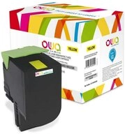 Owa Tonerpatrone OWA Toner kompatibel zu LEXMARK 80C2SYE yellow (2.000 S)