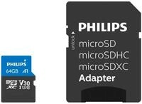 Philips Philips microSD Speicherkarte Ultra Pro 64 GB U3 Speicherkarte (U3 4K)...