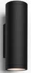 Philips Hue LED Wandleuchte Wandleuchte rund, LED wechselbar schwarz