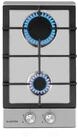 Klarstein Gas-Kochfeld Ignito Domino, Einbau Gas Kochfeld Gasherd 2 Platten