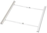 Xavax Zwischenbaurahmen (offene Front) f&uuml;r Waschmaschine & Trockner, 55-66cm, Mit
