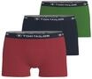 Boxershorts TOM TAILOR "Buffer", Herren, Gr. XXL, bunt (rot, navy, gr&uuml;n), Single