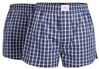 TOM TAILOR Boxershorts Herren Web-Boxershorts 2er Pack Baumwolle (Packung, 2er Pack)