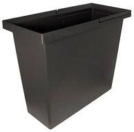 Blanco M&uuml;lleimer Abfallsammler SELECT Eimer 15 Liter, Schwarz, Kunststoff