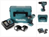 Makita Akku-Schrauber DDF 485 RGJ Akku Bohrschrauber 18V 50Nm im Makpac + 2x...