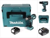 Makita Akku-Schrauber DDF 459 T1J Akku Bohrschrauber 18V 45Nm im Makpac + 1x 5,0 Ah