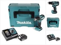 Makita Akku-Schrauber DDF 485 RF1J Akku Bohrschrauber 18V 50Nm im Makpac + 1x...