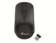 Mediarange MEDIARANGE Funk-Maus MROS209, 3 Tasten, schwarz M&auml;use